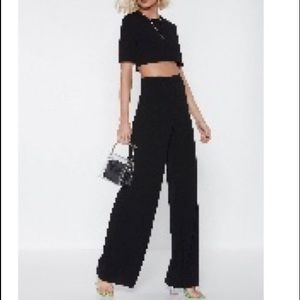 NWT NEVER WORN SHEIN two piece black outfit